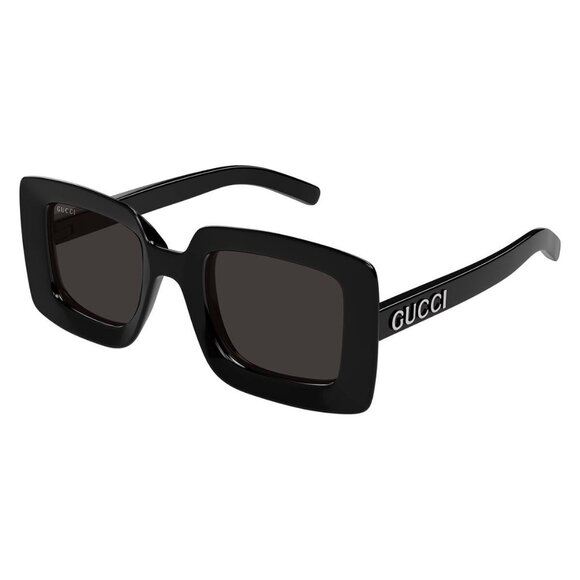 New GUCCI Black Square GG1718S 001 Sunglasses Women - Picture 1 of 3